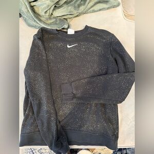 Nike Black and Gray Sweatshirt